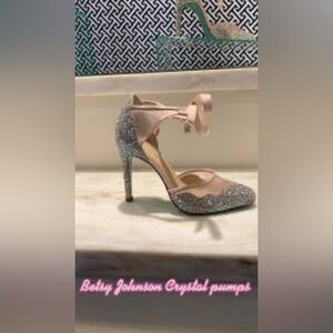 Betsy Johnson crystal heels